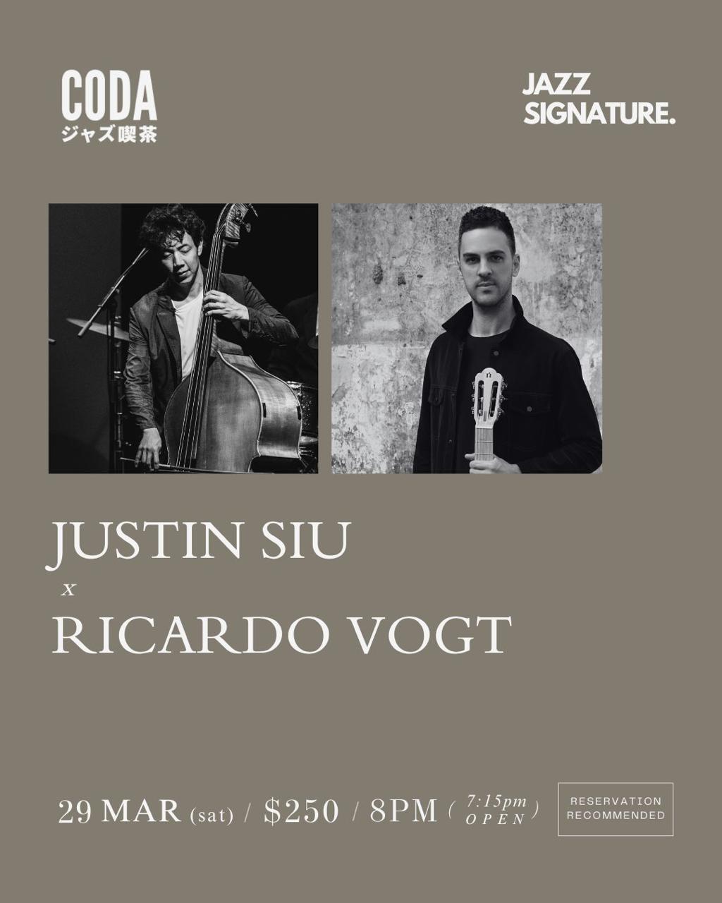 Justin Siu x Ricardo Vogt