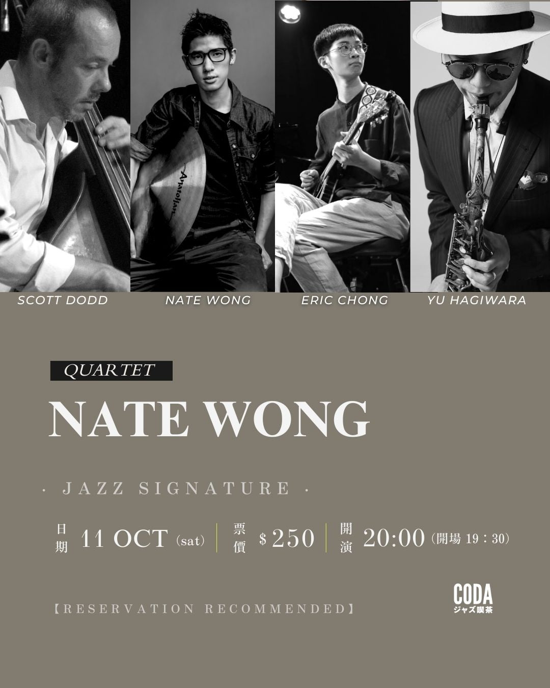 Nate Wong Quartet
